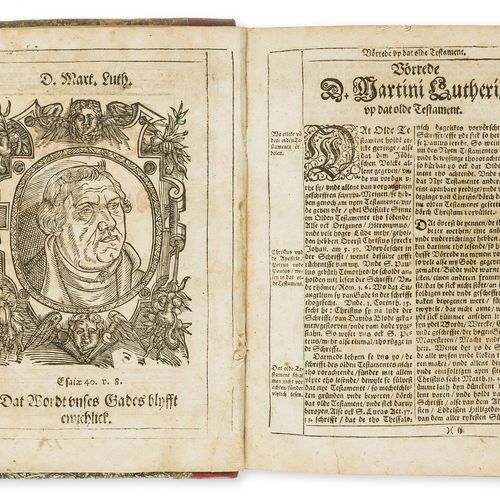 Martin LUTHER Bible, German.- Luther (Martin, translator) Biblia Dat ys: De gant&hellip;