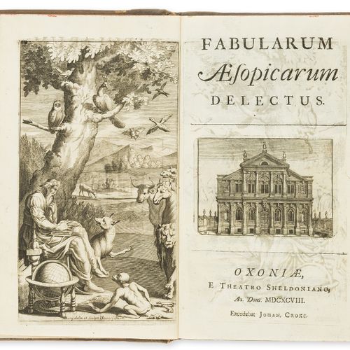 Aesop. Aesop. Fabularum Aesopicarum Delectus, text in Latin, Greek, Hebrew and A&hellip;