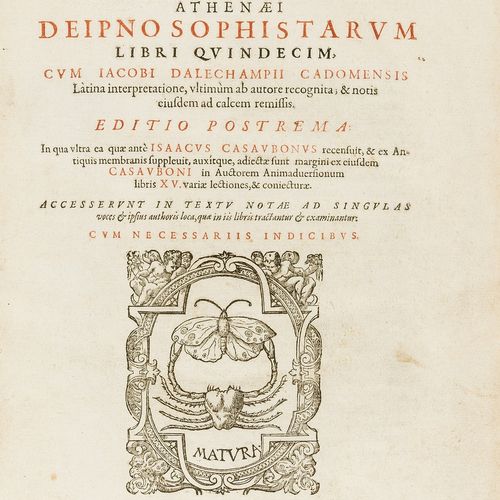 Athenaeus Athenaeus. Deipnosophistarum libri quindecim [graece], edited by Isaac&hellip;