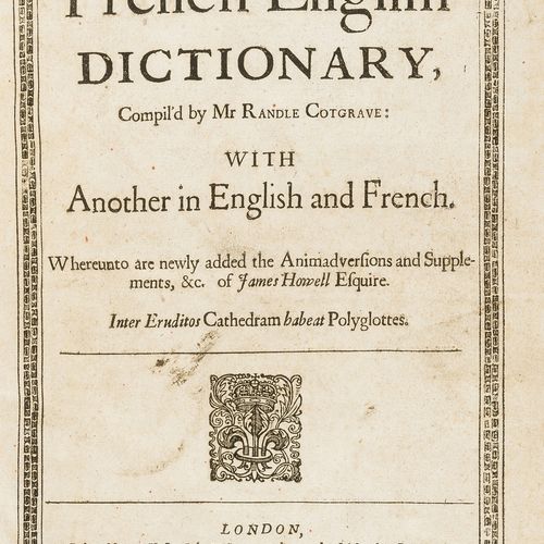 Randle Cotgrave Wörterbücher & Grammatiken - Cotgrave (Randle) A French-English &hellip;