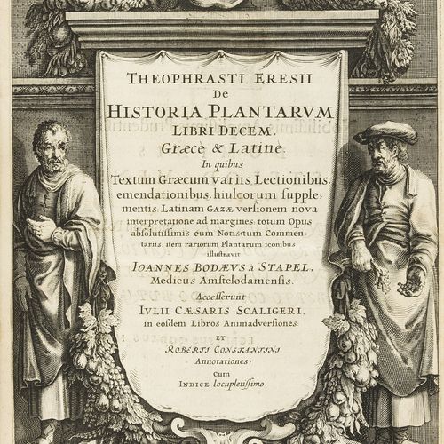 Theophrastus. Botany.- Theophrastus. De Historia plantarum libri decem, first ed&hellip;