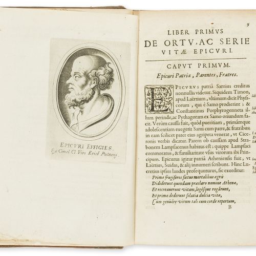 Pierre Gassendi Gassendi (Pierre) De vita et moribus Epicuri libri octo, first e&hellip;