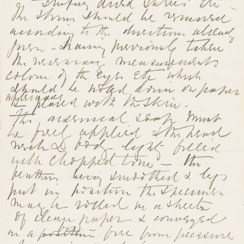 Null Taxidermie.- Notes pour " la conservation des oiseaux et des mammifères ", &hellip;