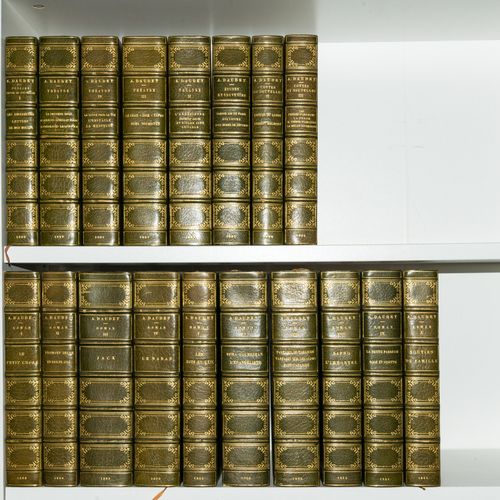 Alphonse daudet Reliure - Daudet (Alphonse) Oeuvres Complètes, 18 volumes, "Edit&hellip;
