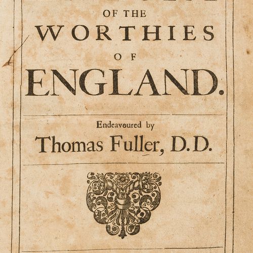 Thomas Fuller Fuller (Thomas) The History of the Worthies of England, portrait-f&hellip;
