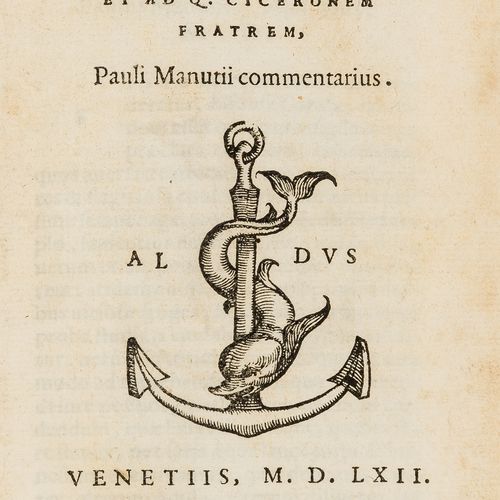 Marcus Tullius Cicero Manutius (Paulus, editore).- Cicero (Marcus Tullius) Epist&hellip;