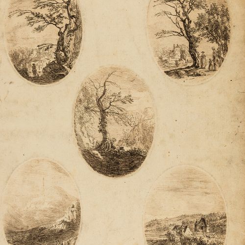 Paul Sandby Sandby (Paul, 1731-1809) [Eaux-fortes], une collection de 53 eaux-fo&hellip;