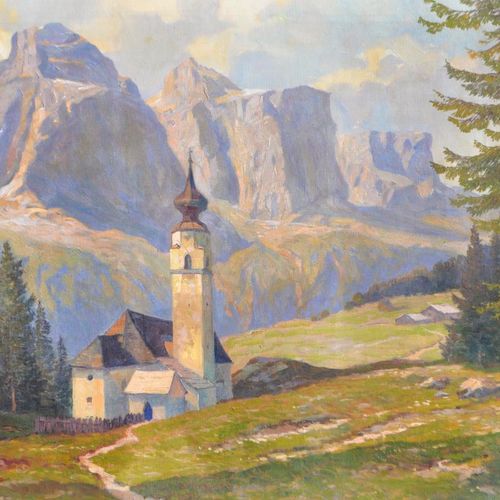 A. Herbe Kolfuschg, um 1920;Öl auf Leinwand, 70,5 x 100 cm, gerahmt_x000D_

Sign&hellip;