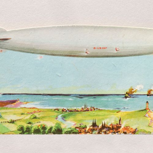 Anonym/Anonimo Zeppelin - Kinderbuch/libro per bambini, ca. 1930;Mit gestanztem &hellip;