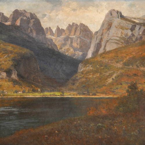 Josef Schoyerer (Berching 1844 – München/Monaco di Baviera 1923) Der Molvenosee &hellip;