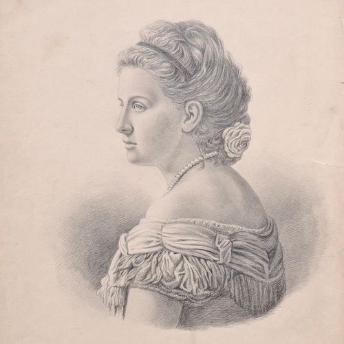 Josef Kriehuber Album aus dem Nachlass mit 22 Porträt-Lithografien, 1841;und 10 &hellip;