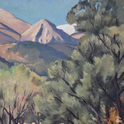 CANNEEL Marcel (1894-1953) 
Les Alpilles et oliviers de Provence 
Huile sur toil&hellip;