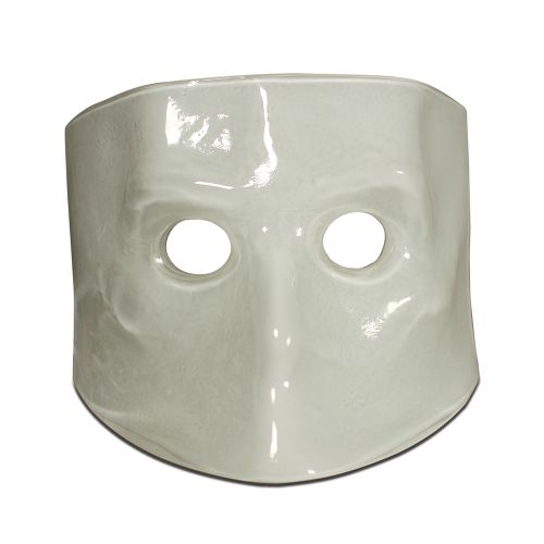 VENINI Venini



"Baùta" mask in white etched glass, 1990, dimensions

15x17 cm.&hellip;