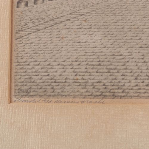 Null 萨洛蒙-梅耶尔(1877-1965)--蚀刻画--阿姆斯特尔靠近凯泽斯海峡，21.5x28.5厘米。