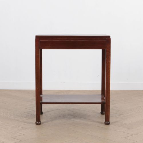 Null Mahogany side table with coromandel legs - Amsterdam School, ca. 1930, 75x6&hellip;