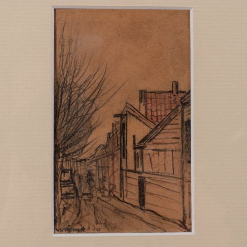 Null Wilhelm Frederik A. Pothast (1877-1917) - pastel - Tres dibujos de estudio,