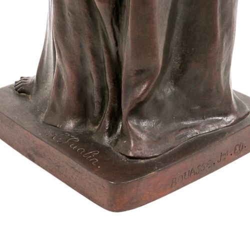 Null Escuela francesa siglo XX - Bouasse Jeune Paris, escultura de bronce, Crist&hellip;