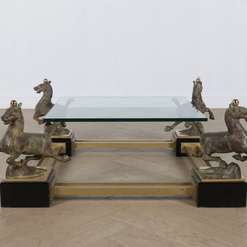 Null 查尔斯之家-甘肃飞马-方形咖啡桌，38x120厘米。