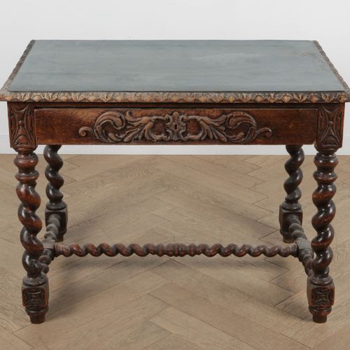 Null Table en bois fruitier - 2e moitié du XIXe siècle, 78,5x104x71 cm.