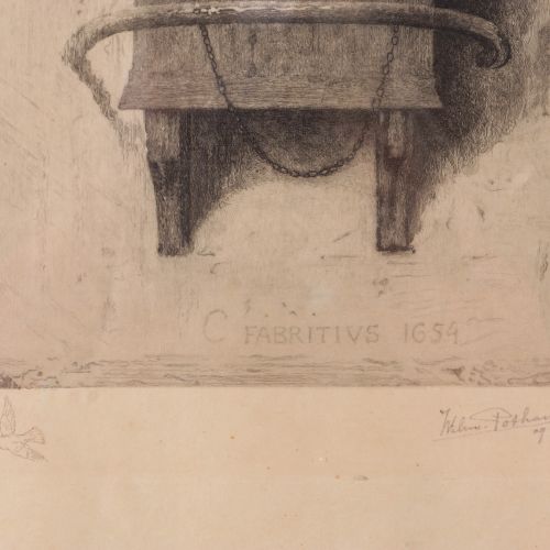 Null Wilhelm Frederik A. Pothast (1877-1917) - gravure à l'eau-forte - Putter,