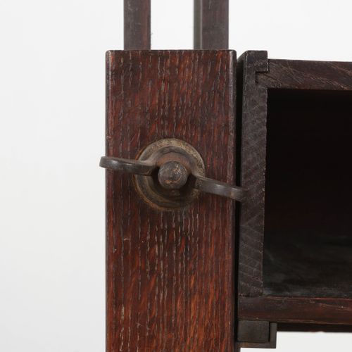 Null Verstellbarer Arbeitstisch und Rednerpult aus Eschenholz - ca. 1900, 76x65x&hellip;
