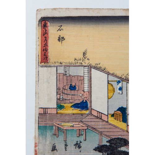 Ando Hiroshige (1797-1858) - houtsnede - Ishibe, ca. 1840 https://www.Bva-auctio&hellip;