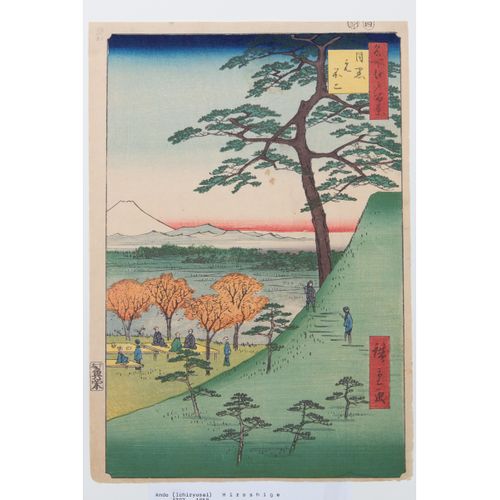 Ando Hiroshige (1797-1858) - houtsnede - Meisho Edo Hyakkei, 1856 https://www.Bv&hellip;