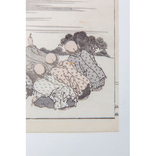 Katsushika Hokusai (1760-1849) - houtsnede - Mount Fuji, 1836 https://www.Bva-au&hellip;