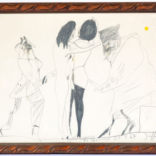 Horst Janssen (1929-1995) - tekening - zonder titel https://www.Bva-auctions.Com&hellip;