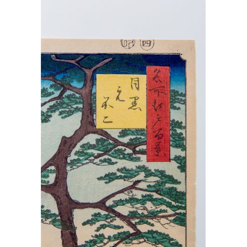 Ando Hiroshige (1797-1858) - houtsnede - Meisho Edo Hyakkei, 1856 https://www.Bv&hellip;