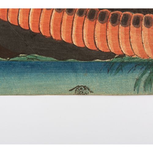 Utagawa Yoshitsuya (1822-1866) - houtsnede - Yorimitsu, drieluik, 1858 https://w&hellip;