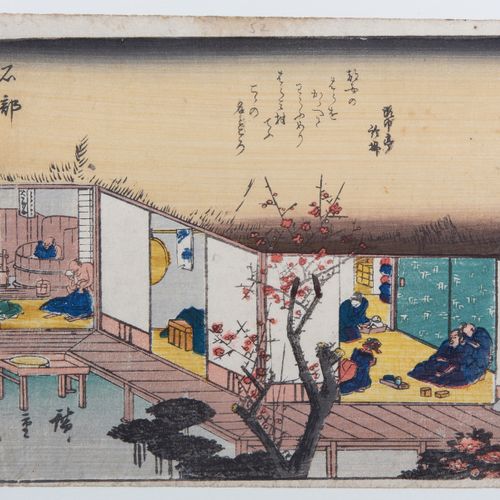 Ando Hiroshige (1797-1858) - houtsnede - Ishibe, ca. 1840 https://www.Bva-auctio&hellip;