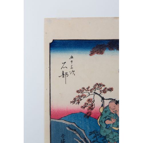 Ando Hiroshige (1797-1858) - houtsnede - Tokaido, ca. 1850 https://www.Bva-aucti&hellip;