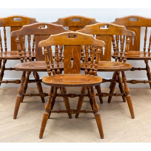Zes beukenhouten stoelen - 20e eeuw https://www.Bva-auctions.Com/en/auction/lot/&hellip;