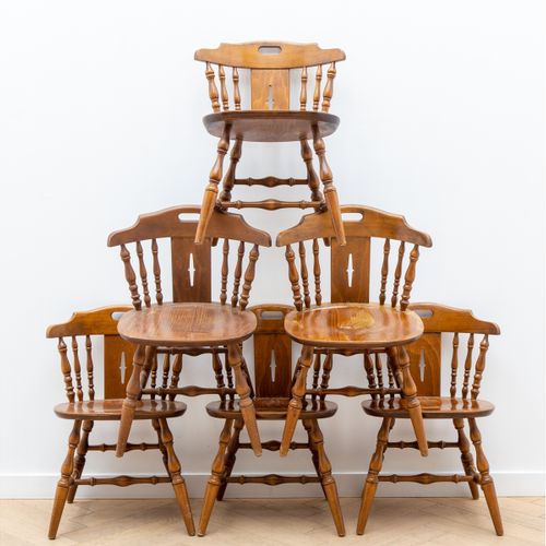 Zes beukenhouten stoelen - 20e eeuw https://www.Bva-auctions.Com/en/auction/lot/&hellip;