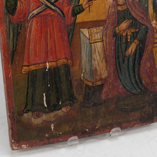 Rusland- Ikoon 'Annunciatie'- 18e eeuw https://www.Bva-auctions.Com/nl/auction/l&hellip;