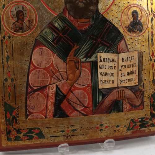 Rusland- Ikoon 'St. Nicolaas'- 19e eeuw https://www.Bva-auctions.Com/nl/auction/&hellip;