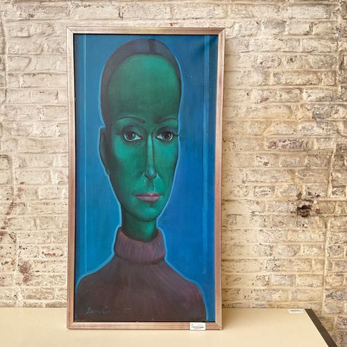 Door GEVAERT (1911-?) - Compositie groene vrouw https://www.Bva-auctions.Com/nl/&hellip;