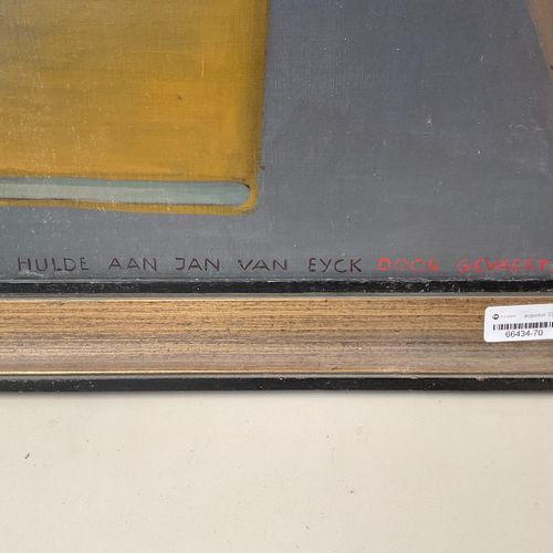 Door GEVAERT (1911-?) - Hulde aan Jan van Eyck https://www.Bva-auctions.Com/nl/a&hellip;