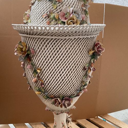 Italie - Grote geglazuurde aardewerk siervaas - 20e eeuw https://www.Bva-auction&hellip;