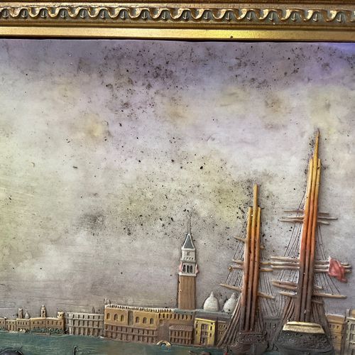 Moderne composiet reliëf plaquette van Venetië https://www.Bva-auctions.Com/nl/a&hellip;