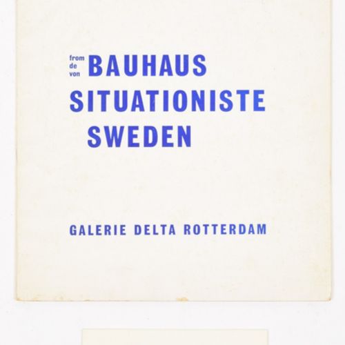 [Avant-Garde 1955-1975] International Situationists, lot of 2 Pamphlet Nicht Hin&hellip;