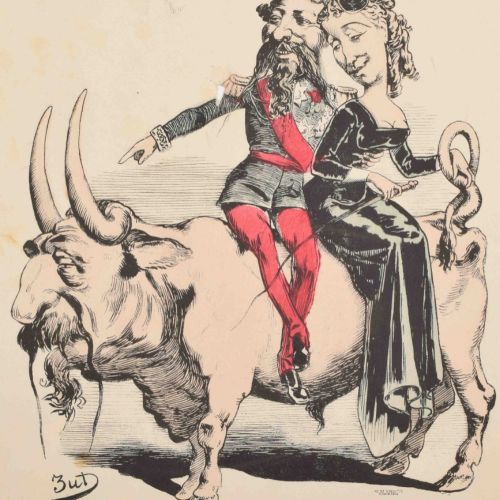 [Graphic Arts, Paintings & Drawings 16th-19th Century] [Caricature] 35 lithograp&hellip;