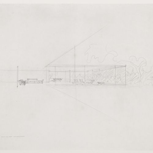 [Fine Arts: Monographs & Reference Work] [Van der Rohe. Drawings] Ludwig Mies va&hellip;
