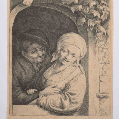 [Graphic Arts, Paintings & Drawings 16th-19th Century] Three etchings: (1) Adria&hellip;