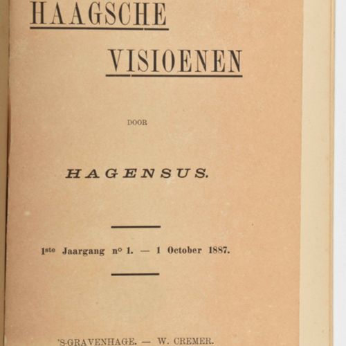 [Topography: The Netherlands] [The Hague] Haagsche visioenen. Hagensus Vol 1, no&hellip;