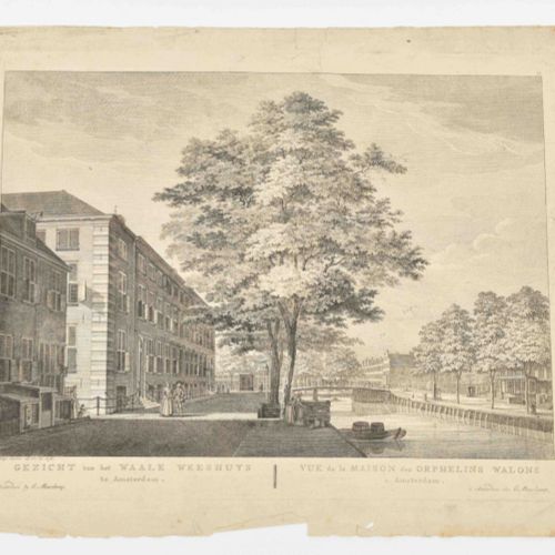 [Amsterdam] Lot with 34 engravings, 18th century G.B. Probst. De Binnenkant van &hellip;