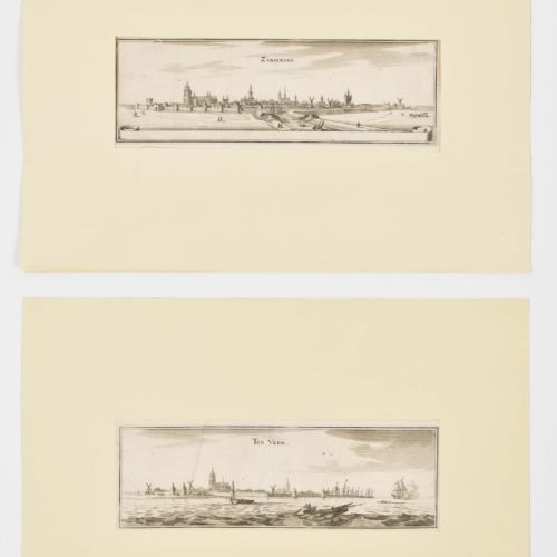 [Topography: The Netherlands] [Netherlands] Lot of 10 engr. Profile views of Dut&hellip;