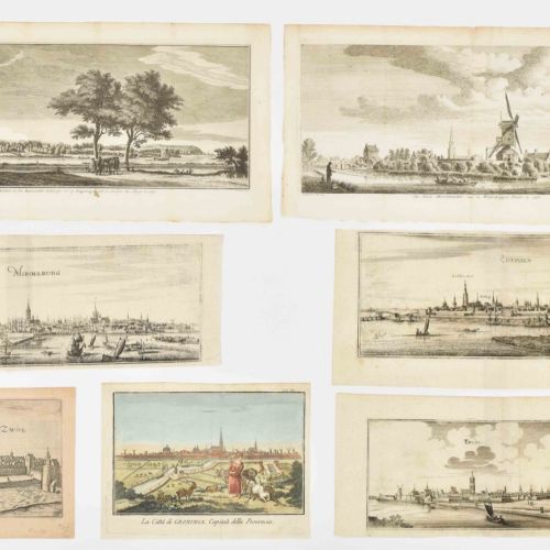 [Topography: The Netherlands] [Netherlands] Lot of 10 engr. Profile views of Dut&hellip;