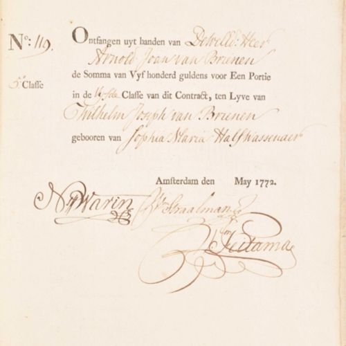 [Amsterdam] [Manuscript] Het Waapen van Amsterdam Contract van overleeving genaa&hellip;